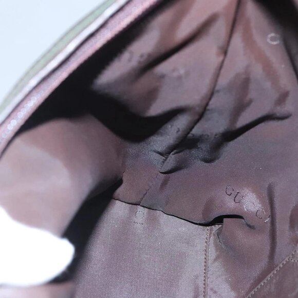 GUCCI Shoulder Bag Canvas Khaki 000 0602 Auth bs23832 - Picture 14 of 16